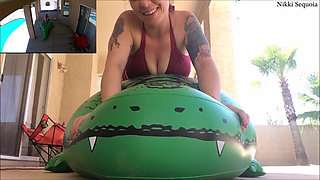 Giant Inflatable Gator