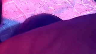 Billie Ray lets a thick black dick fuck her in the side street