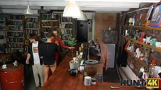 Alice Deliora Deepthroats Big Cock in Street Bar 69