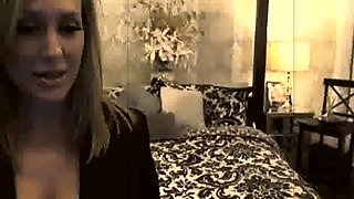 Brandi Love deepthroats a dildo and shows off her big,