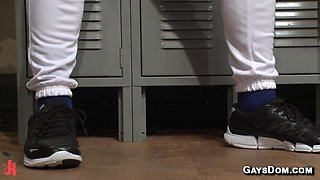 Gays gym wrestling and butt fucking insertion