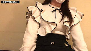 Maid Cafe Secret Play. Slim Beauty Smiles Innocently While Breaking Every Rule Behind Closed Doors.