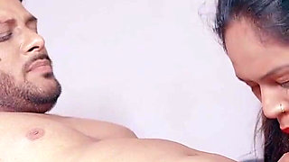 Big Boobs Desi Wife Desperate for the Sex and Seduced by Her Gym Trainer in the Home