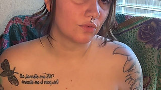 Chubby Smoker Masturbating