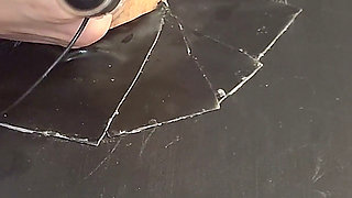 Close up Teasing Cock Massage with Vibrator - Massive Cum