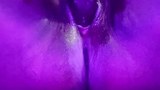 Pounding My Pussy with Big Dildo Stimulating My Big Clit