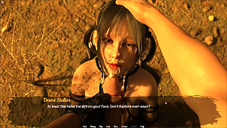 Asha Giving Me A Blowjob In Desert