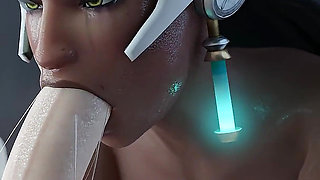 Symmetra Likes Big Dick in Her Ass - 3D Overwatch Anal Animation