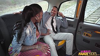 Ebony Mystique’s First Date Warm-Up in Taxi Heat