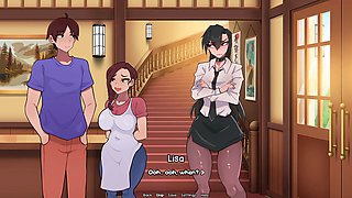 Manga porn, big tits, step