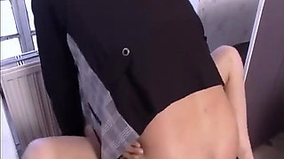 Ultra-slim Teen Gets Lost on Men's Toilet