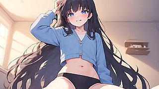 AI Anime Hentai Uncensored, Uncensored video of 18 Year old Teen Hentai MILF, 3D Hentai Cartoon on closeup by Kiidzy Animates