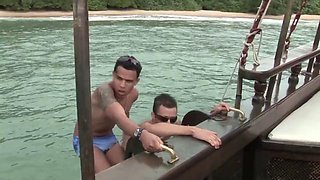 Rough Bareback Anal: Big-Cock Guys Pound Ass on Beach