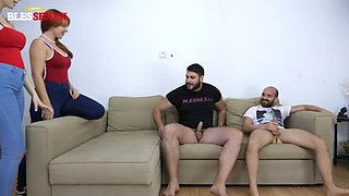 Hot Wife Swap - Paola Hard & Pamela Sanchez Fuck Magic Javi & Jesus Sanchezx