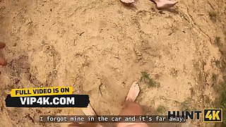 Hunt4k. as shortly as she eyed the cash, she immediately commenced sucking a stranger's rod on the beach