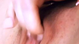 Blonde tight pussy babe solo toy fun in glamour masturbation