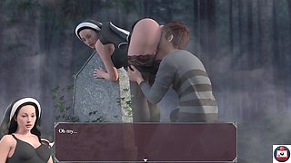 Join the fun with an animated porn game featuring big boobs and platinum-blonde characters