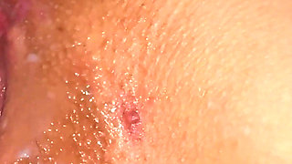 Masturbating My Pussy in Close-up While Cum Flows Out of It!