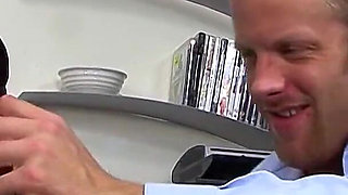 Horny MILF gets fucked hard by her boss with big cock