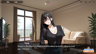 My Friend's Girlfriend Gameplay Part 1 - Meeting Yura and the Beginning of a Complicated Story