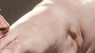 Giant SSBBW Dominates Slave with Foot Licking - Big Feet Worship