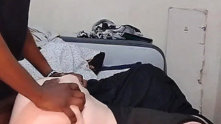 Back shots leads to cumming all over her pretty pussy !