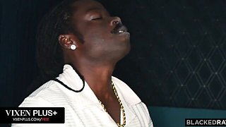Blacked Raw featuring Eve Sweet and Freddy Gong's interracial video