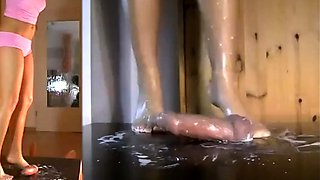 Creamy Trampling Footjob By Sultry Mistress Stella –