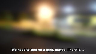 Real amateur, THREE COCKS in a parking. My FIRST CAR SEX experience turns into a gang bang