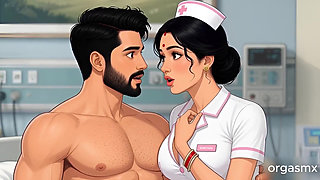 Desi Hot Doctor Bhabi Gives Special Treatment - Indian MILF Doctor Fantasy