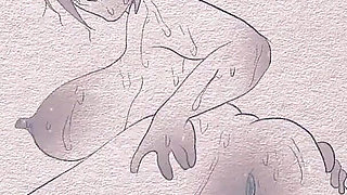 Animation on Paper- Pens and Pencils Hentai Anime: Hunter X Hunter Menchi Cartoon Porn 2D Sex