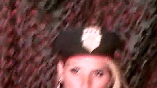 Big Boobed Blonde Masturbates With A Dildo In The Bathroom