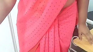 Amma Pink Saree Fantasy Role Play