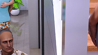Alternative Worlds 4 - Wife Treats Husband with the Best Blowjob in the Bathroom