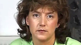 Mature MILF takes a huge load in her mouth
