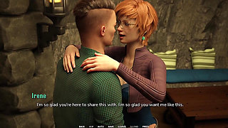 Taboo University - Fucking the Trans Redhead Hard in Her Ass While She Leaks Precum Out of Her Small Cock - 3D Porn Games