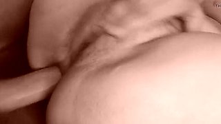 Amateur Teen Anal with Old Lady - Big Cock Missionary Sex in 4K