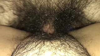 Italian hairy pussy cums the best Pov creampie