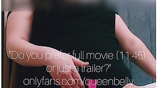 She Created A Second Ass With Belly Inflation, Blowing Her Belly To The Max