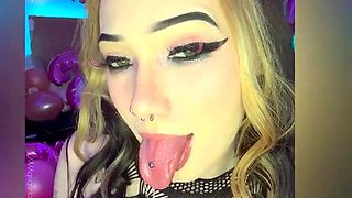 Amateur striptease and Solo masturbation