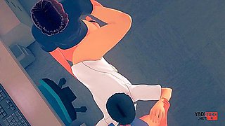 Hikaru Summer Yaoi - Yoshiki In The Middle Of A Threesome - Car Toon