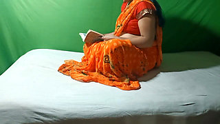 Sexy Bhabi Fucked with Her Teacher at Home