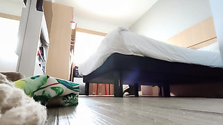 Tiny Man Spies on Me While I Get Ready for the Beach