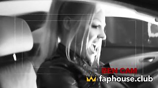 Blond hair girl mom and her insatiable buddy sperm in