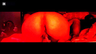Electrifying red light late night fuck sesh
