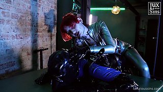 Femdom Latex Anal Pegging