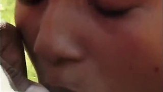 Young Black Girl Fucked Doggy Style And Cum On Tits By Monster Black Cock