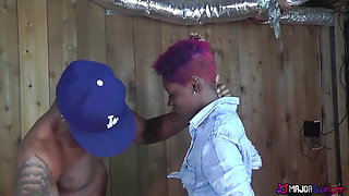Rome Major Fucks Ebony Swinger Chick While His Girl Watches