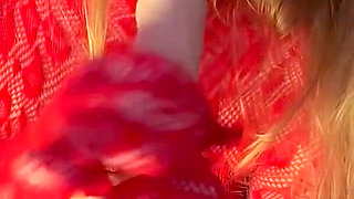 Blowjob in Full Fishnet Bodysuit