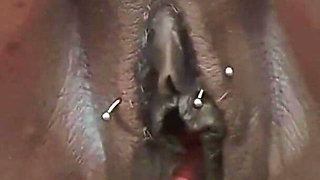 Plus Size Naked Hooded Ebony Submissive